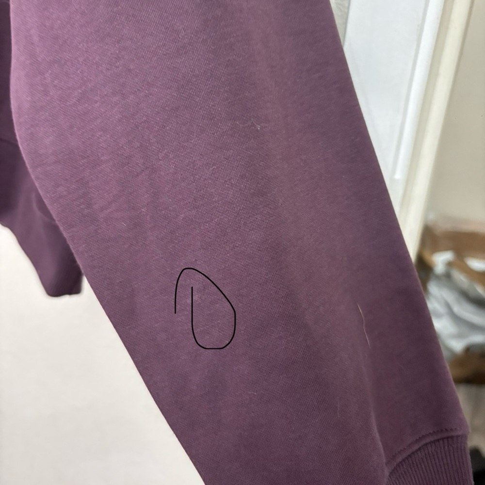 Fabletics Deep Plum Half-Zip Pullover Sweatshirt … - image 14